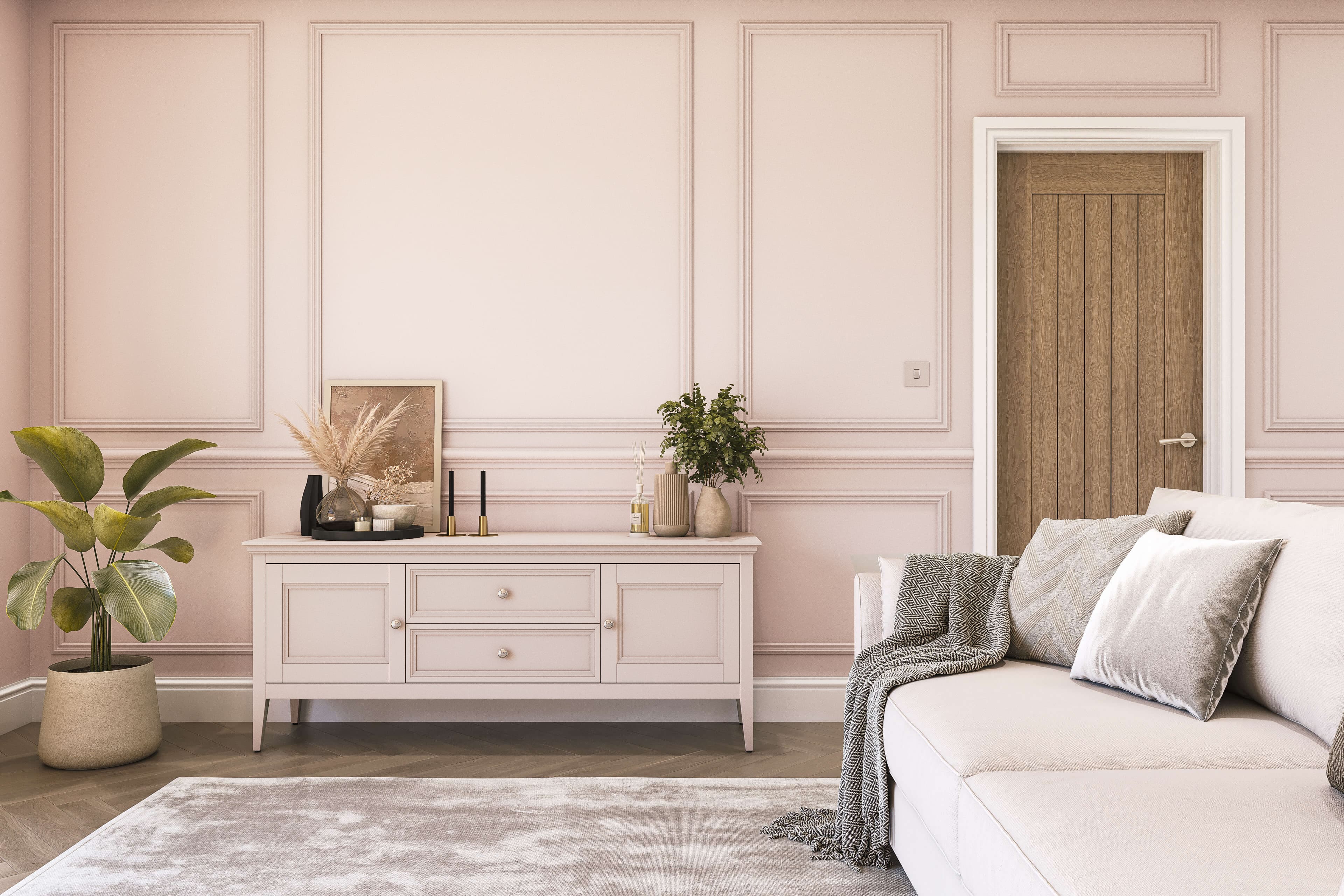 Hemway Peel and Stick Sample - Chalk Paint - Rose Touch Pink