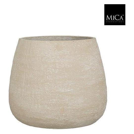 Mica Blumentopf "Hector", Keramik, Ø 45,5 cm, bräunliche Farbe (45.50 x 38 cm) (77315133)