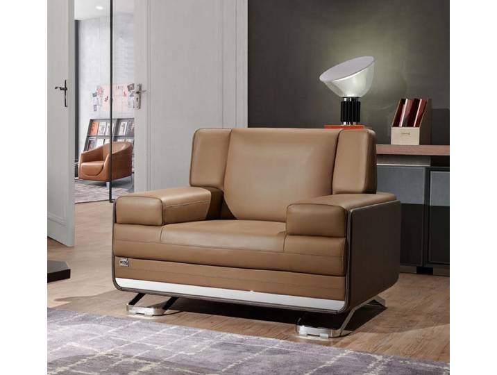 Xlmoebel Sessel XLMOEBEL Kunstleder Sessel Schwarz mit elegantem Design und Komfort (1-St., Sessel), Made in Europa