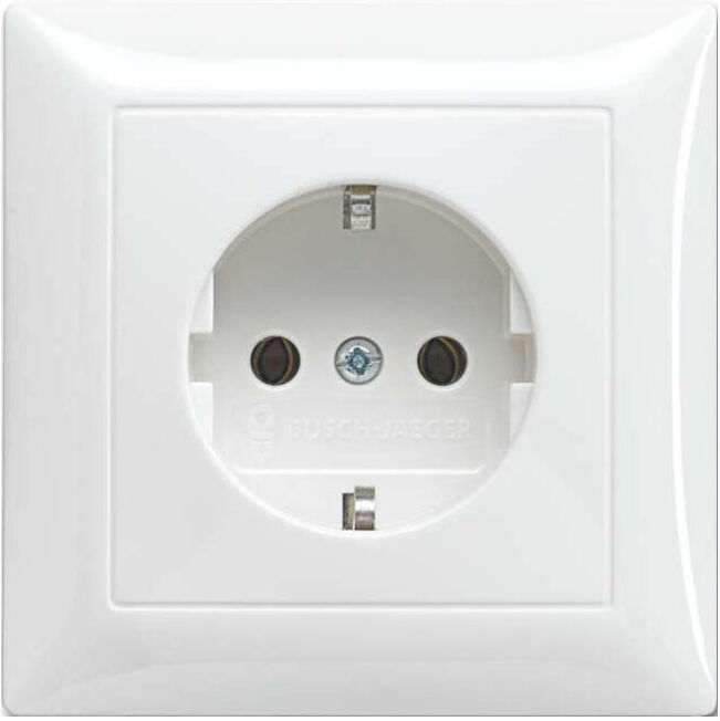 Busch-Jaeger Prise encastrée SCHUKO alpin blanc 20 EUJR-914 (2CKA002011A6243)