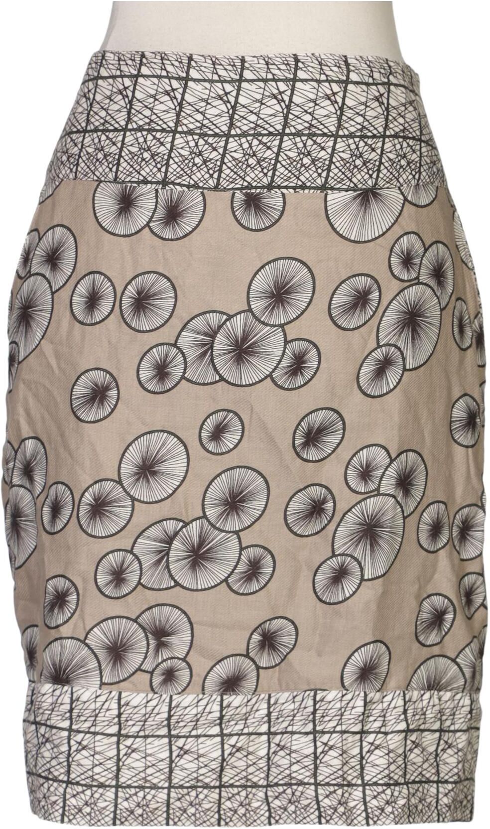 Grüne Erde Damen Rock, Beige, Gr. EU 38, Baumwolle - Second Hand