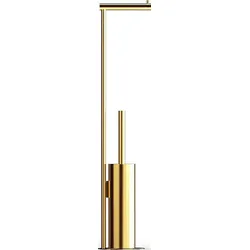 Bar Toilettenpapierständer und WC-Bürste goldfarben