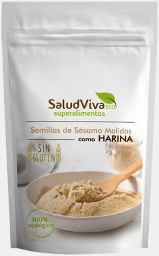 SALUDVIVA FARINHA DE GERGELIM BIO SEM GLUTEN 250g