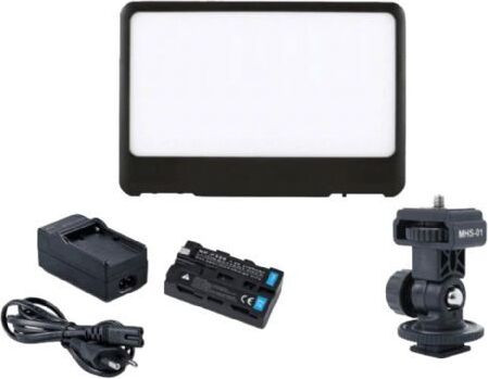 Falcon Eyes Soft LED lampenset met batterij DV-80SL-K2
