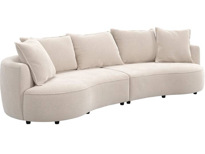 3er Sofa SANA Stoff beige