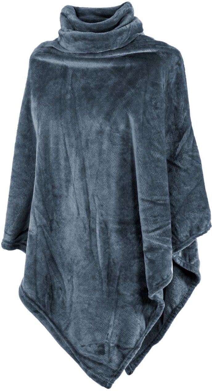 Tirolix Poncho 75x150 cm Blu Pietra