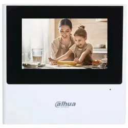 Dahua, Klingel + Türsprechanlage, CCTV Intercoms Video Door Phone, DHI-VTH2612L-W, Touch 0-ch 2-wire Indoor Monitor (Kabelgebunden)