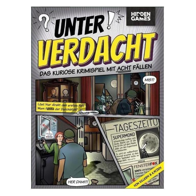 Hidden Games Unter Verdacht: Von Killern und Katzen - Krimispiel (Deutsch, 1 - 4 Spieler) (HG01UV)