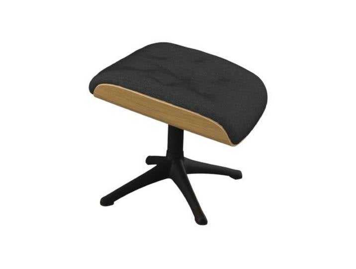 FLEXLUX Fußhocker Volden Beinstütze, pflegeleicht, skandinavisches Design, hoher Komfort, für Beinauflage zur besseren Entspannung, schwarzer Fuß, Holzrahmen