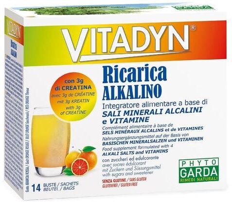 Vitadyn Phyto Garda Ricarica Alkalino Integratore Di Sali Minerali 14 Bustine