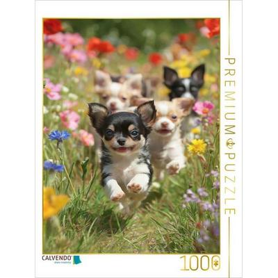 CALVENDO Puzzle Wo kleine Pfoten sind, ist das Glück nicht weit | 1000 Teile Lege-Größe 64x48cm Foto-Puzzle für glückliche Stunden, von , Calvendo