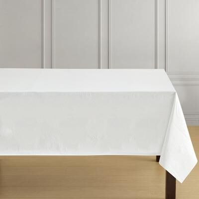 Threadmade Floral Embossed Print 3-Yard Cut-to-fit Vinyl Table Pad - 54x108