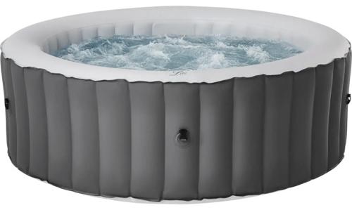 Aufblasbare Whirpool Marimex MSPA PEBBLE mit Umwälzpumpe, 130 Luftdüsen, schwarz