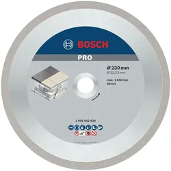 Bosch Professional Zubehör, Sägeblatt, PRO Ceramic Diamanttrennscheibe, 230 x 22,23 mm