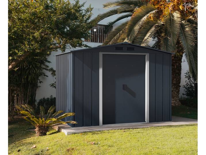 Duramax Metallgerätehaus Eco 8x6 anthrazit 7239