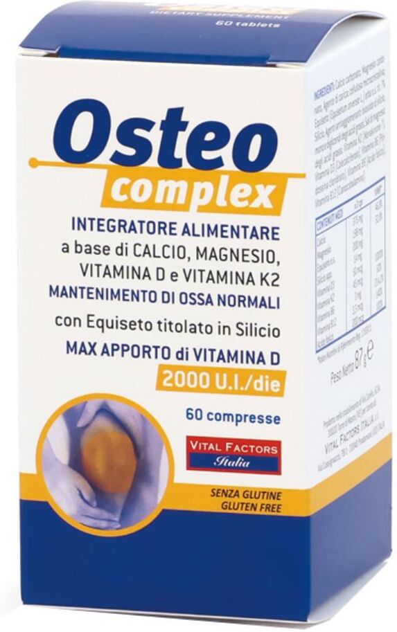 VITAL FACTORS ITALIA Srl Vital Factors, Osteo Complex, 60 Compresse