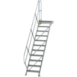 Munk Treppe mit Plattform 45° Stufenbreite 600 mm - 600431