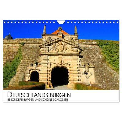 Deutschlands Burgen - besondere Burgen und schöne Schlösser (Wandkalender 2027 DIN A4 quer), CALVENDO Monatskalender