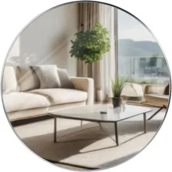 CLP Wandspiegel Elsie XL   Farbe: silber, Größe: XL