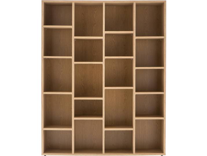 Bibliothèque design finition bois clair chêne L149 cm RYTHM