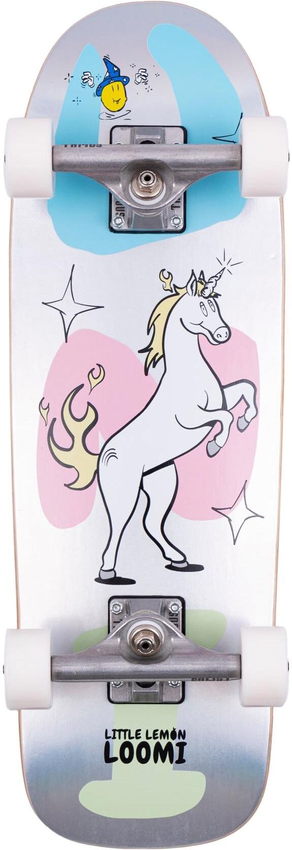 Skateboard "Corkgrip Unicorn 24.75", bunt (mehrfarbig), Skateboards, Kinder, Skateboard mehrfarbig Einheitsgröße
