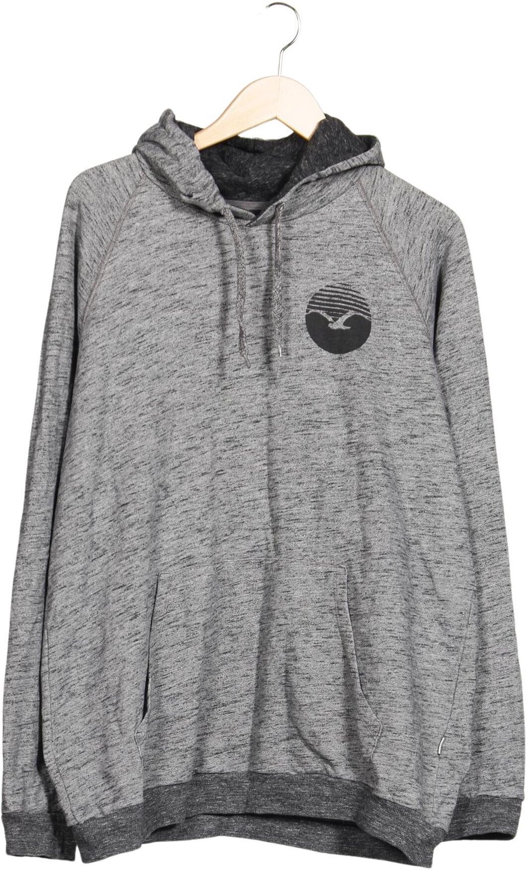 Cleptomanicx Herren Kapuzenpullover, Grau, Gr. XL, Baumwolle - Second Hand