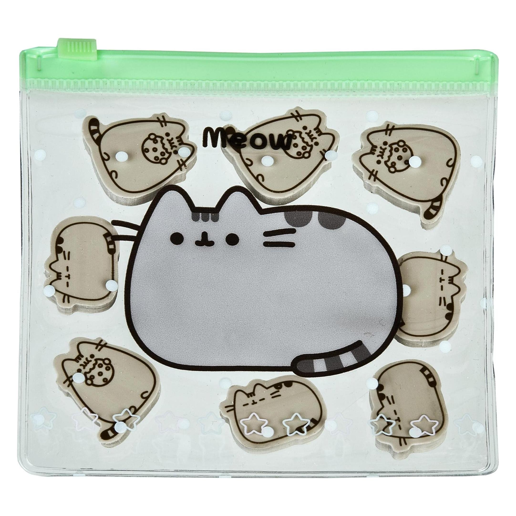 Undercover Radiergummi Set-Pusheen 8 Stück, Grau/Hellbeige (PUSH0171)