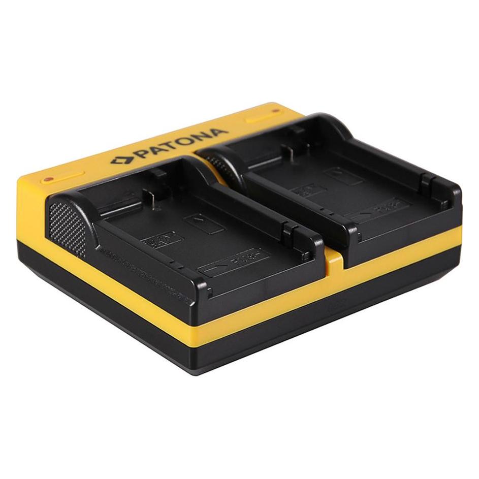 Patona Dual Ladegerät f. Canon LP-E8 EOS 550D 600D 650D 700D inkl. Micro-USB Kabel (Kamera Akku Ladegerät) (33387999)