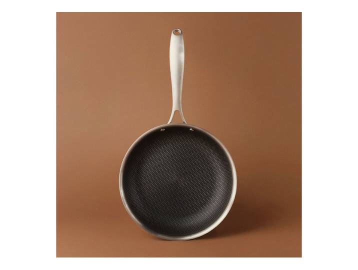 Karaca Bratpfanne Karaca 5Ply PowerSteel 316+ Edelstahl-Induktionspfanne, 24 cm, Silber
