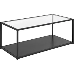 COUCHTISCH Glas schwarz rechteckig Medora