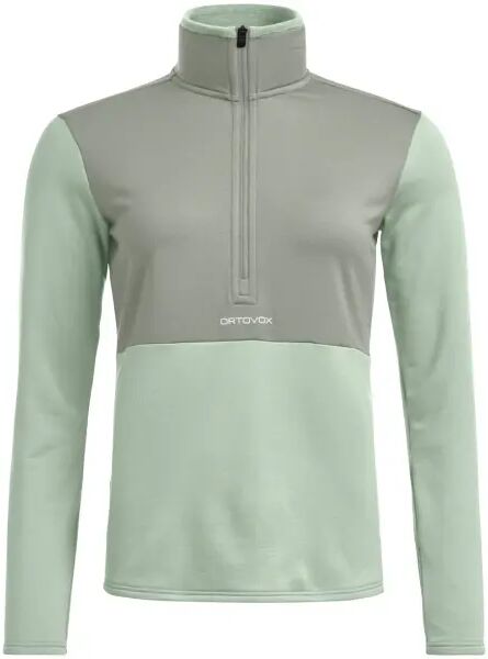 Ski Mid Layer Ortovox Fleece Light Zip Neck W (XS - Green Acid)