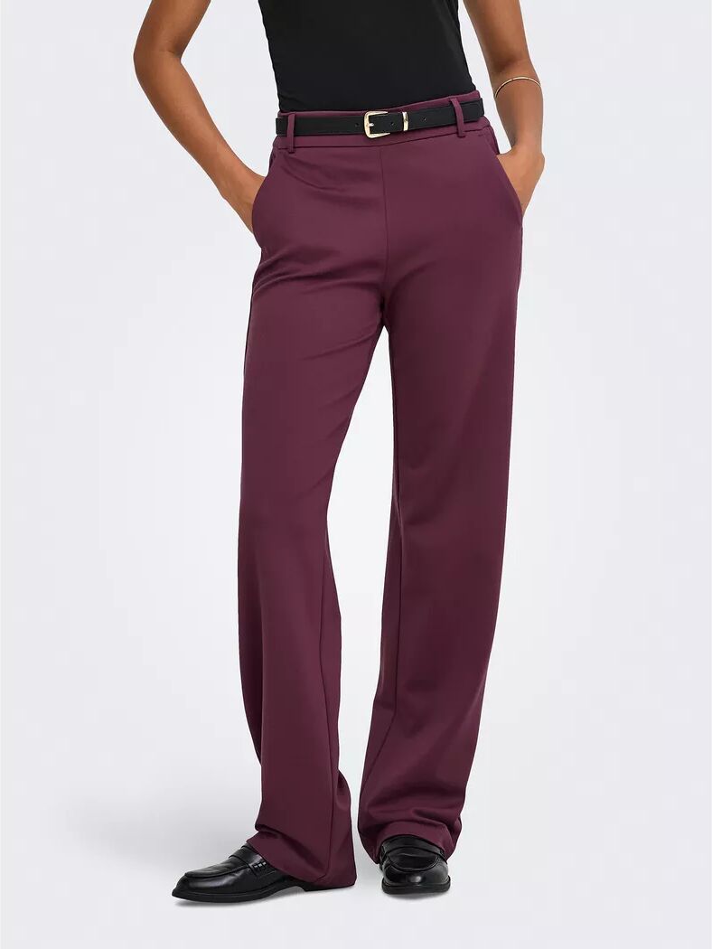Only - Hose, für Damen, Bordeaux, Größe S