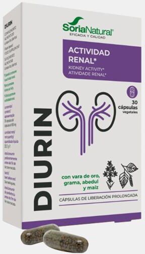 SORIA NATURAL® DIURIN FORMULA XXI 30 CAPSULAS