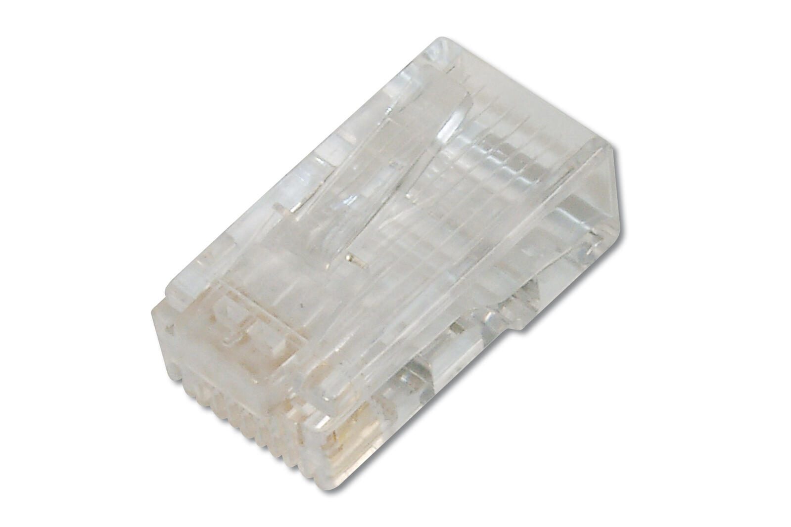 Digitus CAT 6 Modular Stecker für Rundkabel, ungeschirmt, Pass through Stecker AK-219602