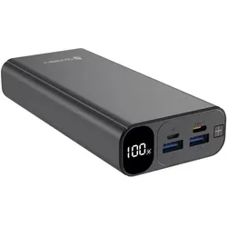 GoGen Powerbank Power Bank 20 000 mAh PB200007B czarny (20000 mAh), Powerbank, Schwarz