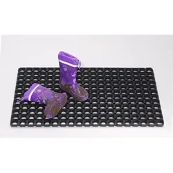 Hamat Fußmatte Domino 80,0 x 120,0 cm schwarz