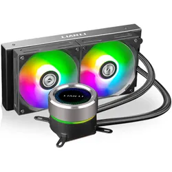 Lian-Li GALAHAD 240 V2 Komplett-Wasserkühlung, DRGB, CPU Wasserkühler, Schwarz