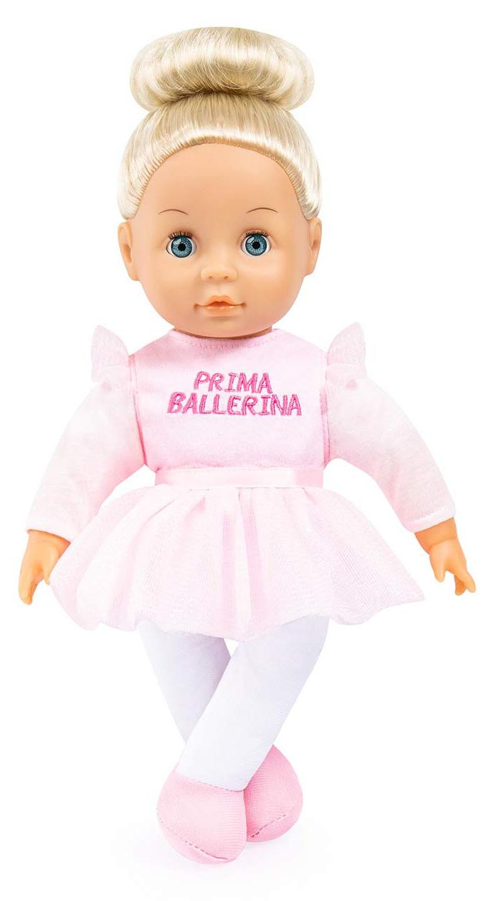 Bayer Design Pop met haar, interactieve ballerina met muziek, roze, 33 cm
