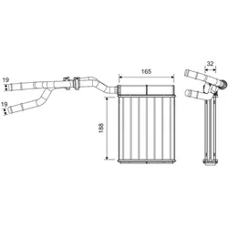 Wärmetauscher Innenraumheizung VALEO 811670 für Ford Mondeo IV Turnier