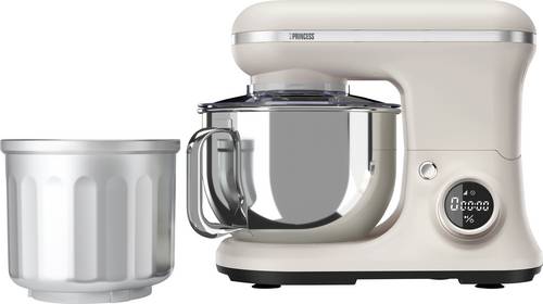 Princess Küchenmaschine 1200W Creme-Weiß, Edelstahl