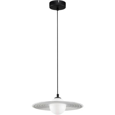 NOVA LUCE Pendelleuchte "REFLET", weiß (schwarz, weiß), 1, Ø 30cm H: 220cm, 1 Stk., Leuchten, Pendelleuchte