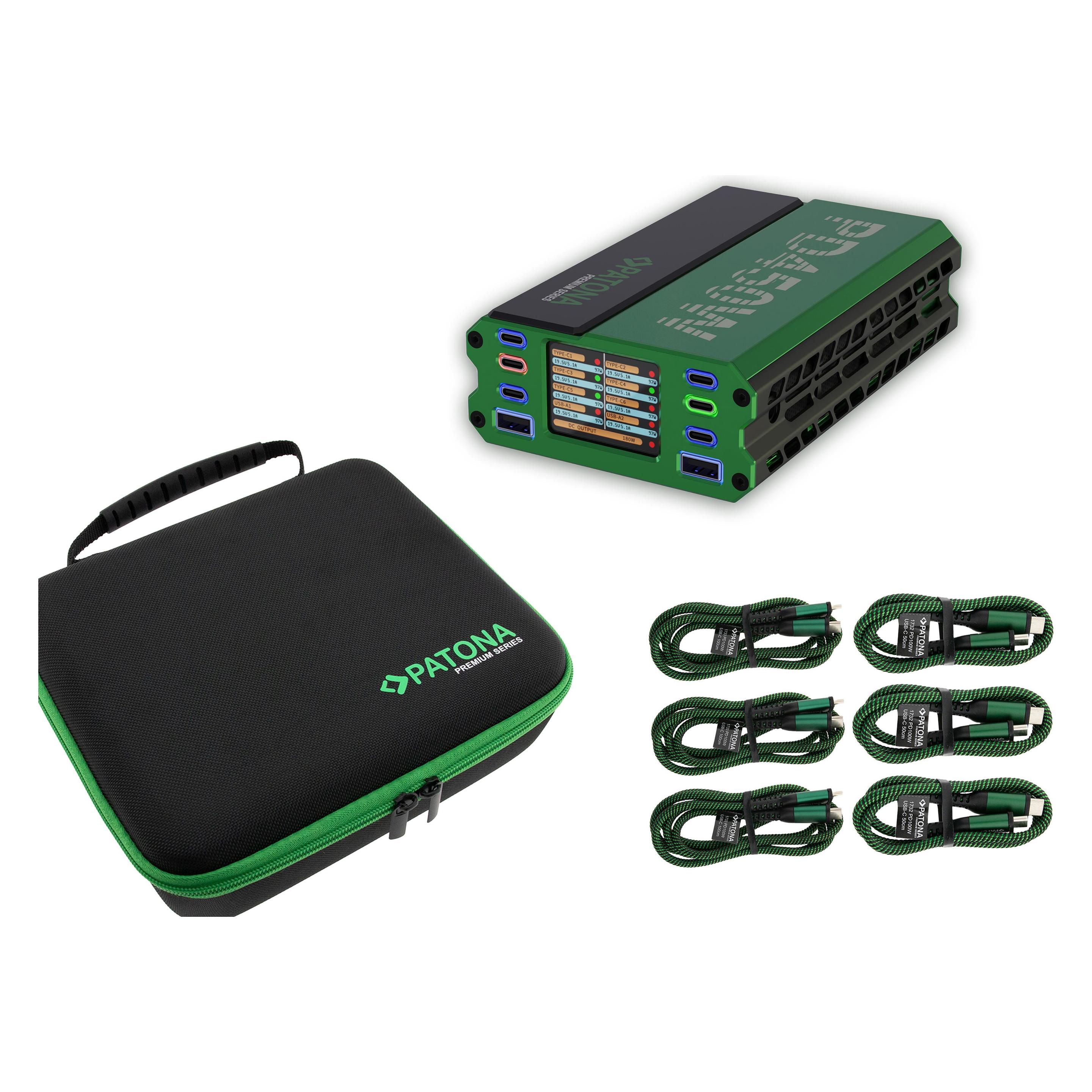 Patona PD USB-C Multiport Set (450 W, 9 Ports) (1731)
