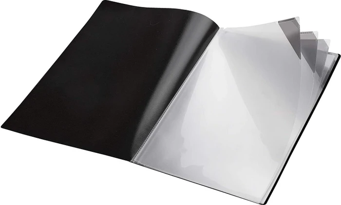 VELOFLEX Diamond Sichtbuch DIN A4, 4 Hüllen schwarz