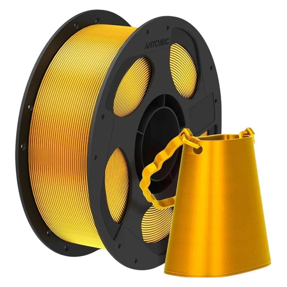 Anycubic PLA Silk Filament 1kg Gold (PLA, 1000 g, 1.75 mm) (AHSCGD-103)