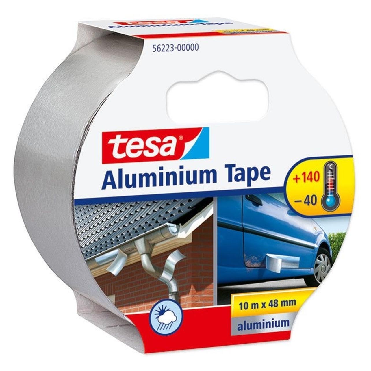 tesa Gewebeband Aluminium silber (50 mm) (56223-00000-01)