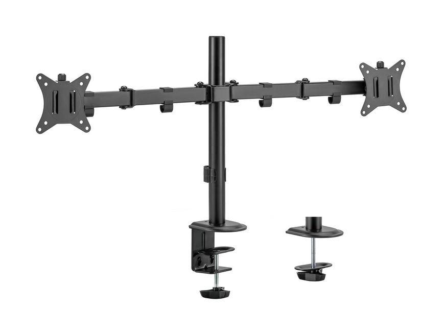 EQUIP 650157 17"-32" Gelenk-Dual-Monitor-Tischhalterung