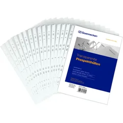 Soennecken 1502 Prospekthülle DIN A4 PP transparent 100 St./Pack.