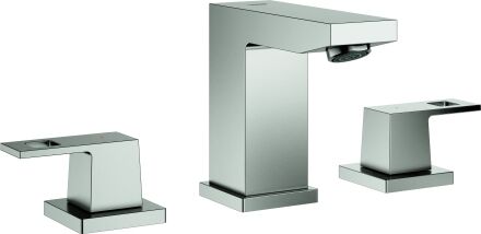 Grohe Eurocube Mélangeur lavabo 3 trous 20351DC0 supersteel, avec garniture de vidage