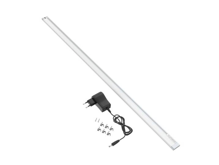Telefunken LED-Unterbauleuchte Zeus, Länge 87 cm Zeus, alu / grau / zink, für Küche, Kunststoff, Modern, Unterschrankleuchten