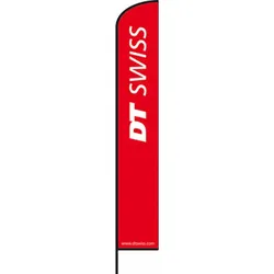 Beach Flag, DT SWISS, Größe: 235 cm, Farbe: Rot, Gewicht: 2,8 kg, VE: 1 Stk.